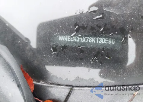 2008 Smart Fortwo Passion z USA, uszkodzony, nr VIN WMEEK31X78K130596